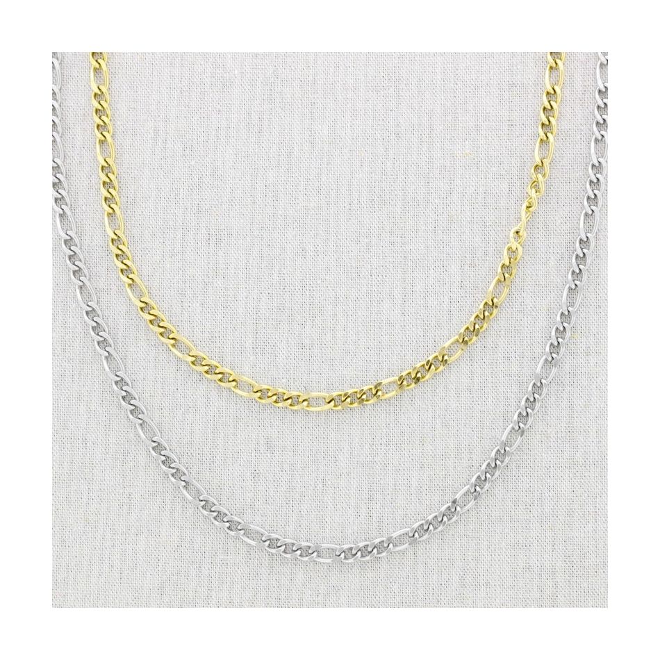 STEEL LINK NECKLACE 45CM