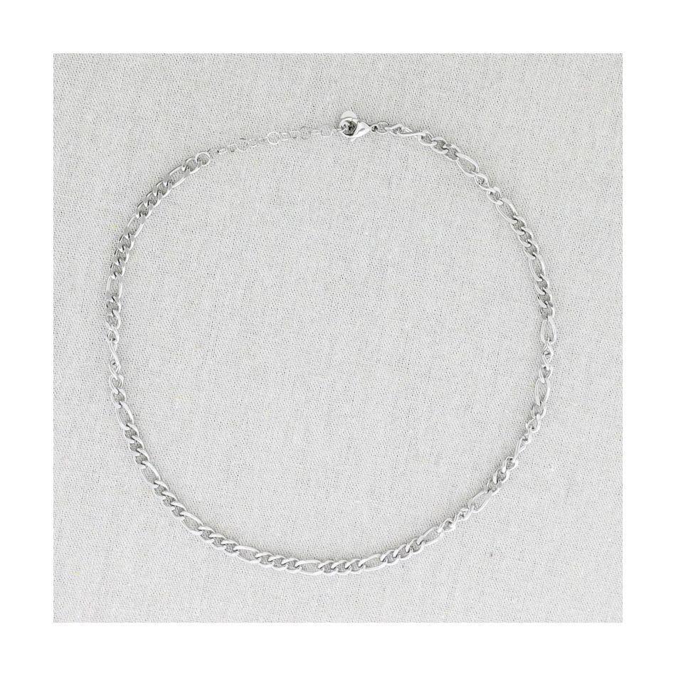 STEEL LINK NECKLACE 45CM