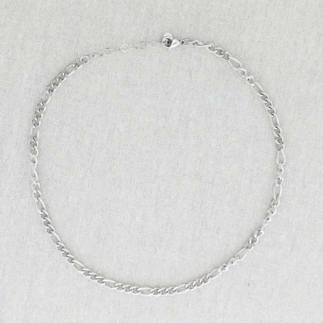 STEEL LINK NECKLACE 45CM