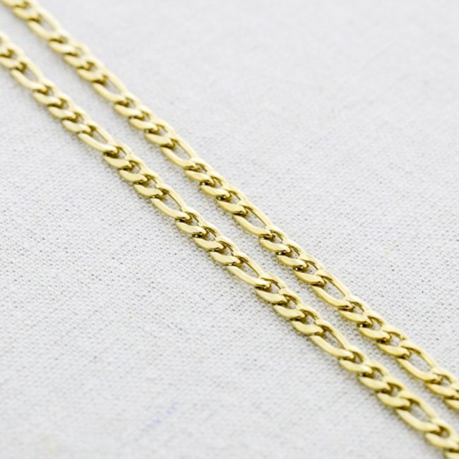 STEEL LINK NECKLACE 50CM