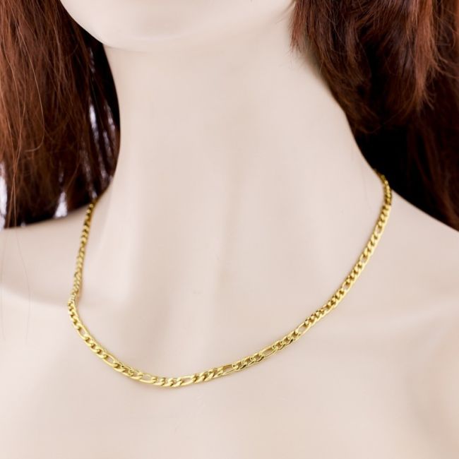 STEEL LINK NECKLACE 50CM