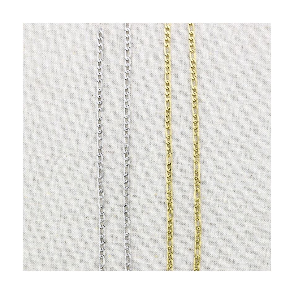 STEEL LINK NECKLACE 50CM
