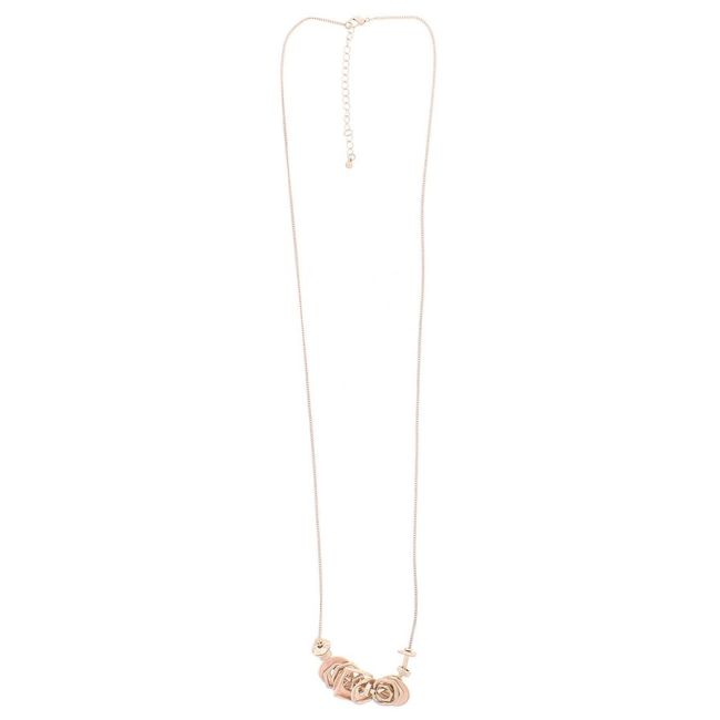 COLLAR DOBLE CUENTAS METAL