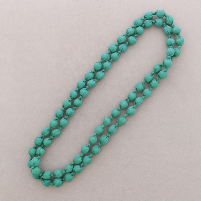 COLLAR LARGO BOLAS FORRADAS TELA 160CM