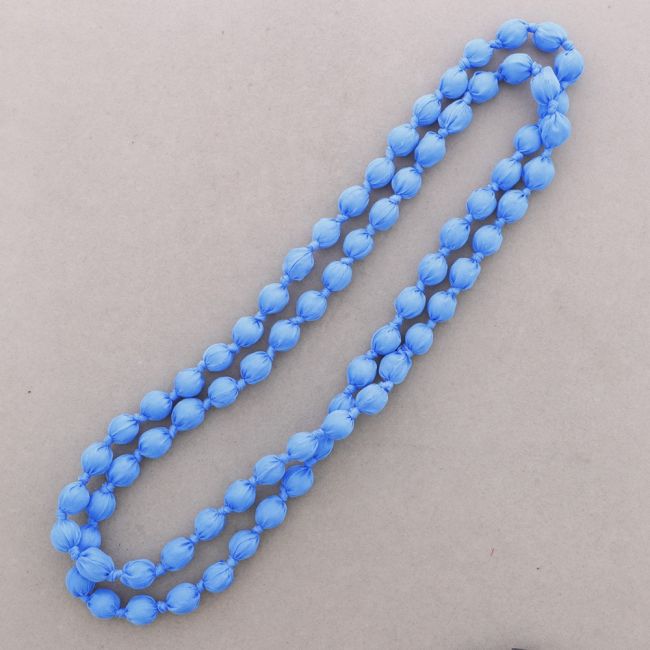 COLLAR LARGO BOLAS FORRADAS TELA 160CM
