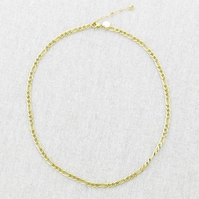 COLLAR ACERO ESLABONES 43CM