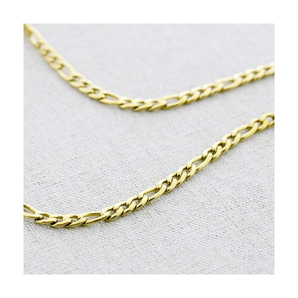 STEEL LINK NECKLACE 43CM