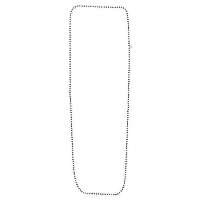 LONG FACETED CRYSTALS NECKLACE