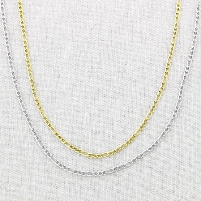 COLLAR ACERO ESLABONES 43CM