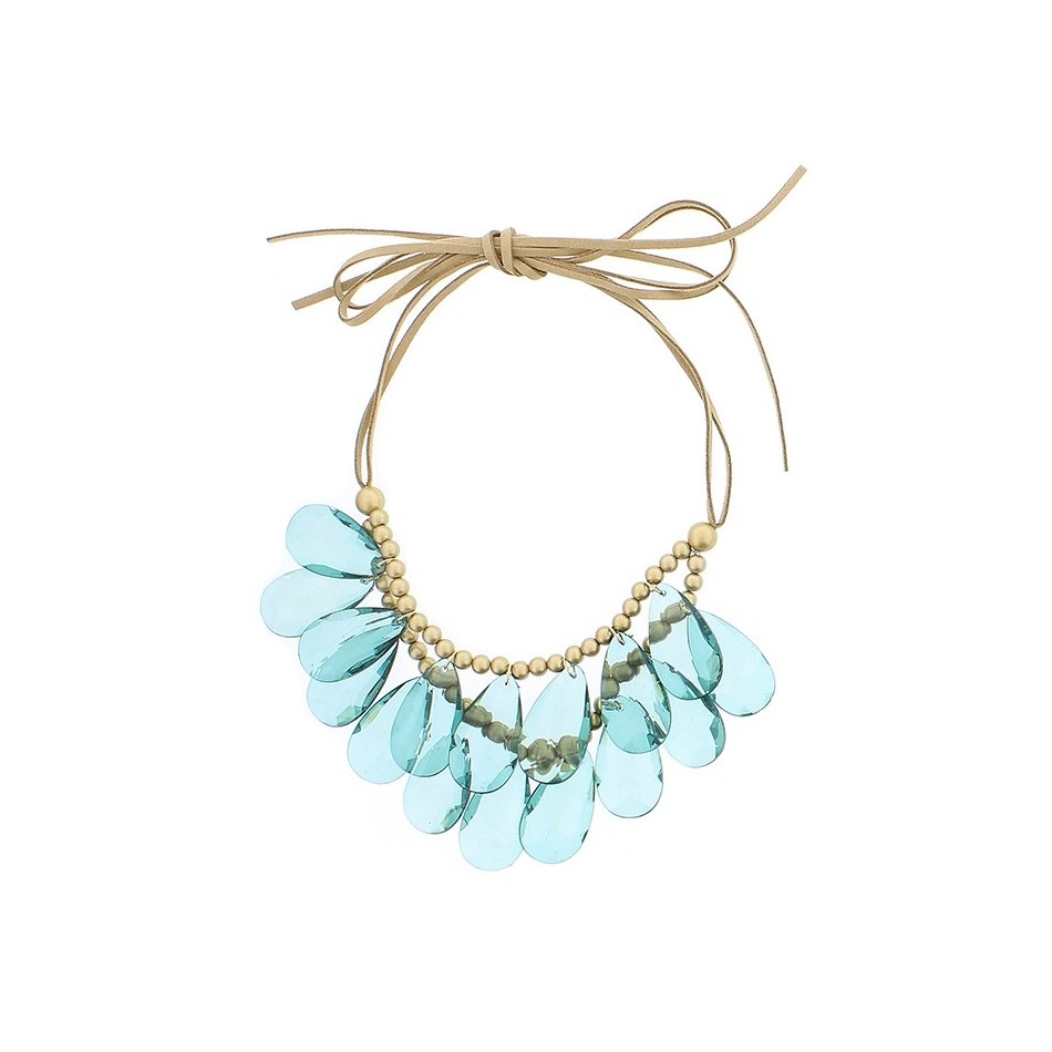 FACETED DROP CHOKER
