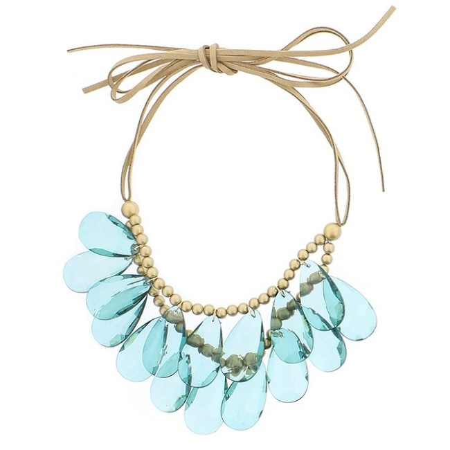 FACETED DROP CHOKER