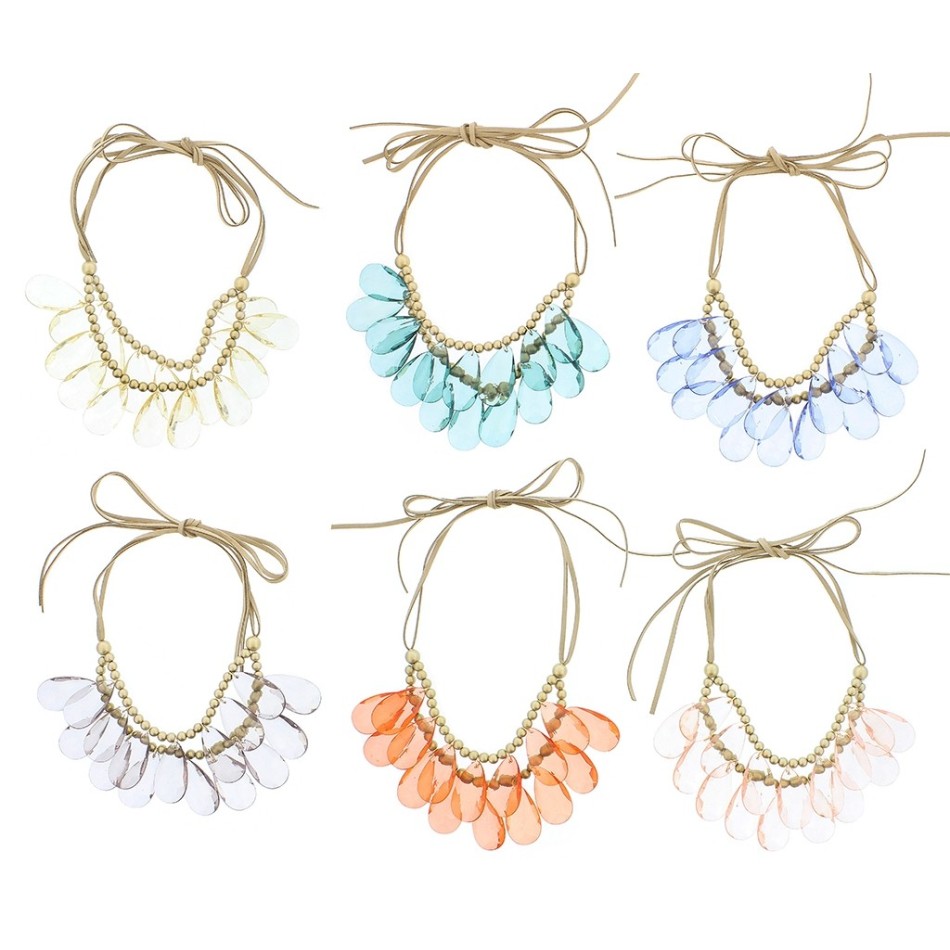 FACETED DROP CHOKER