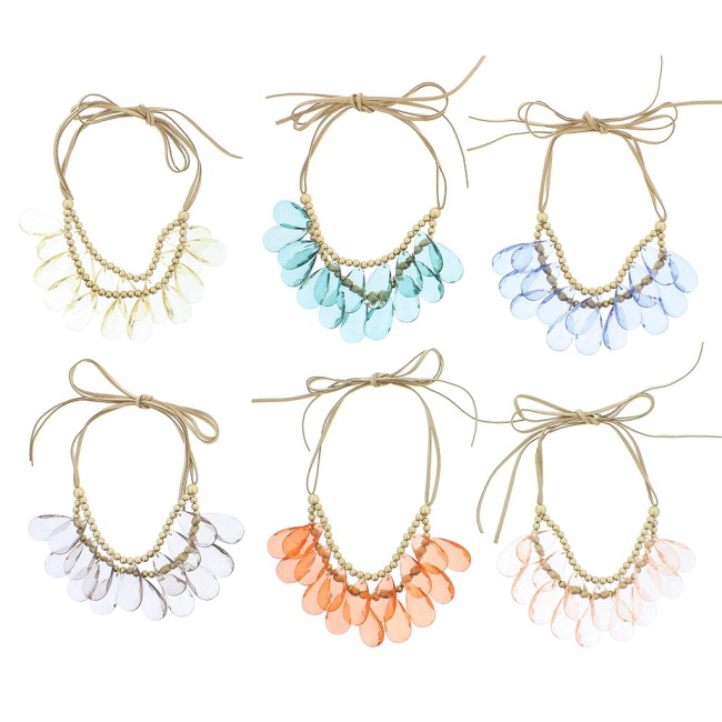FACETED DROP CHOKER