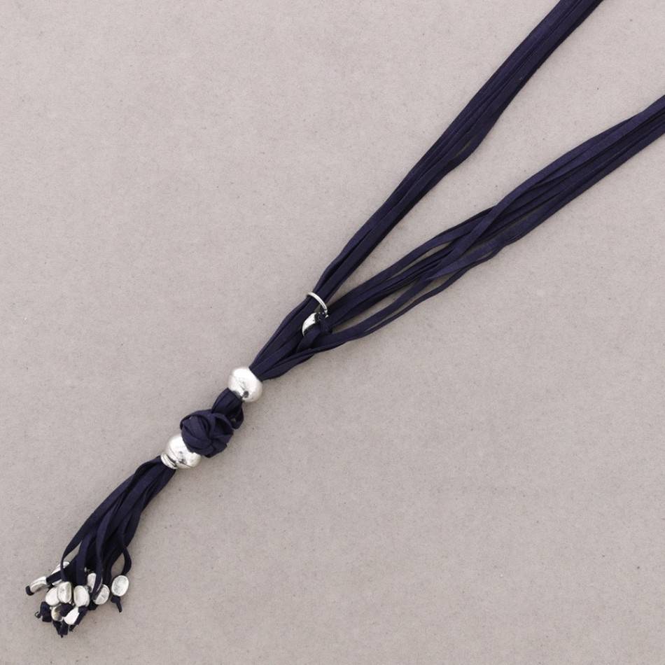 COLLAR LARGO ANTELINA CUENTAS METAL