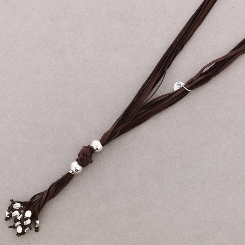 COLLAR LARGO ANTELINA CUENTAS METAL