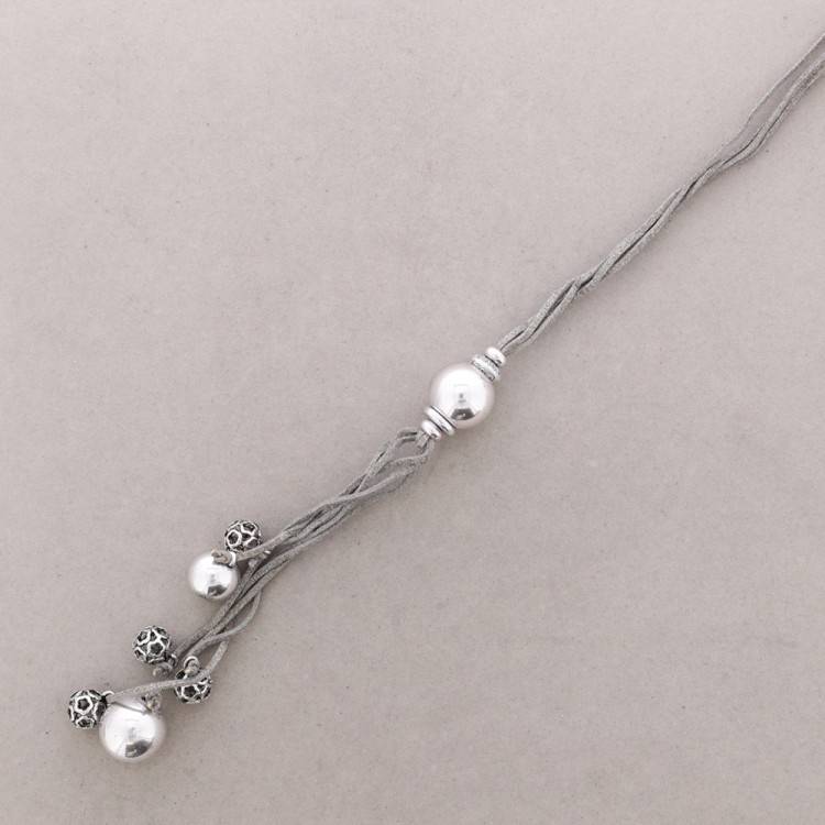 LONG METAL PENDANT NECKLACE 2