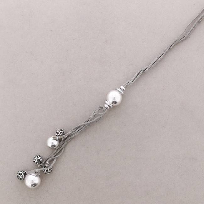 LONG METAL PENDANT NECKLACE