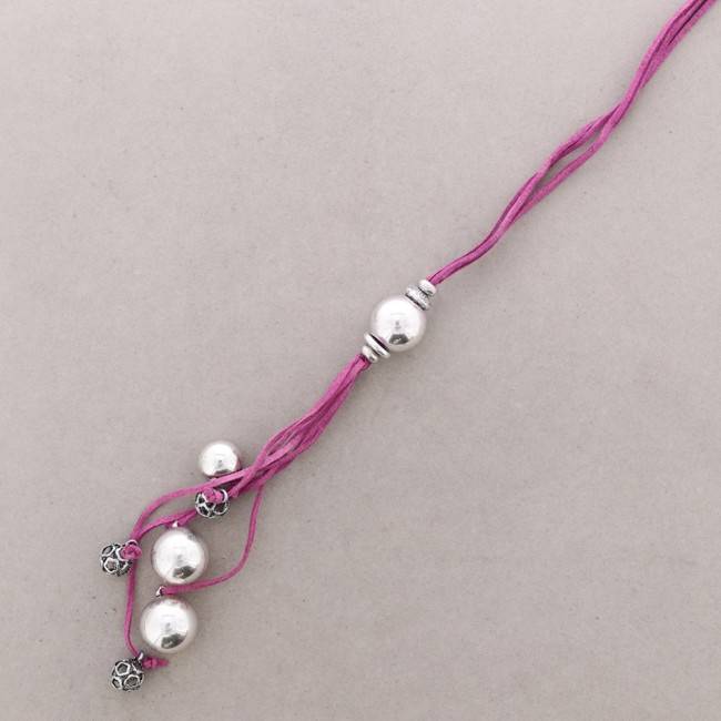 LONG METAL PENDANT NECKLACE