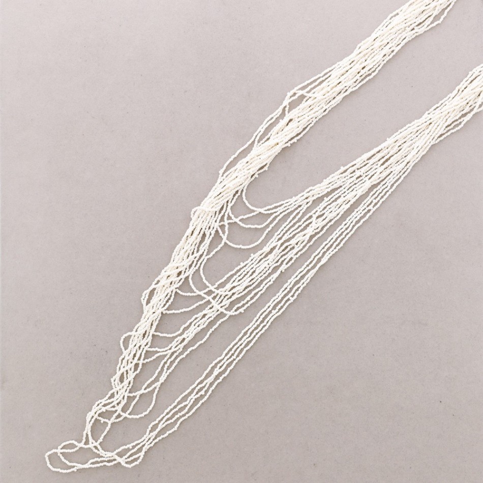COLLAR LARGO ABALORIOS