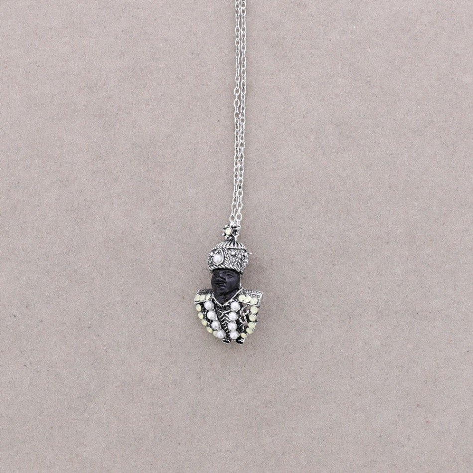 COLLAR LARGO COLG. CABECITA CRISTALES