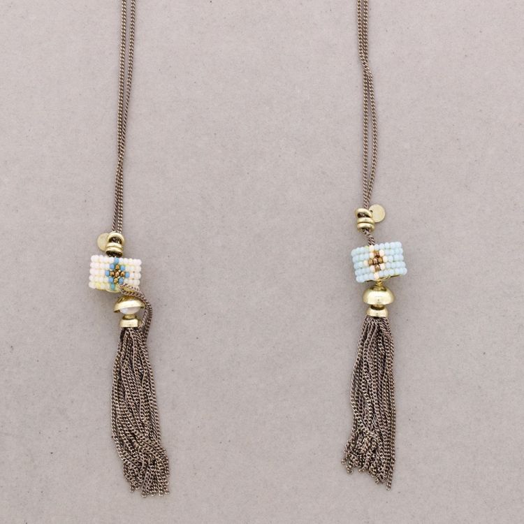 COLLAR LARGO COLGANTE FLECO 2