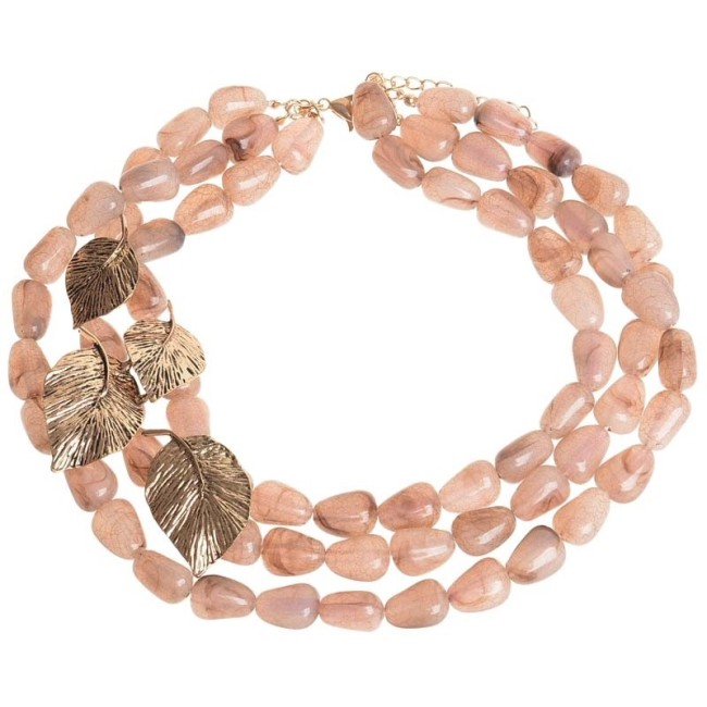 TRIPLE METAL LEAF CHOKER