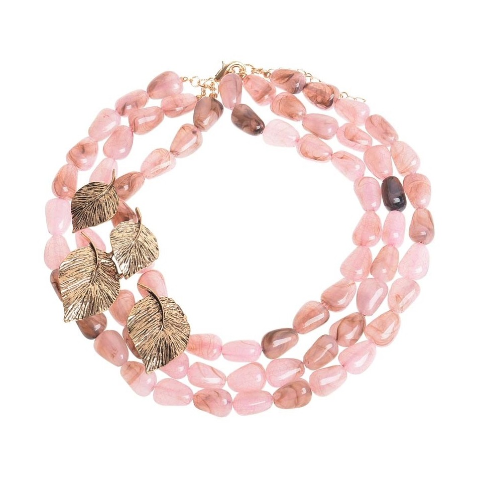 TRIPLE METAL LEAF CHOKER