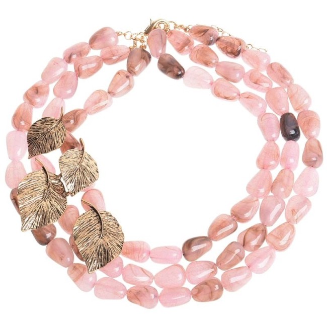TRIPLE METAL LEAF CHOKER