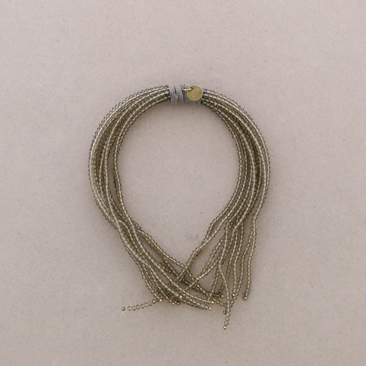 FACETED CRYSTAL STRIP CHOKER 2