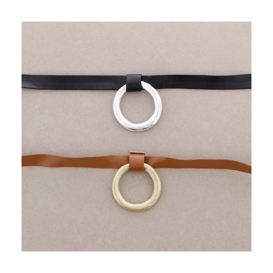 CHOKER COLGANTE ANILLA METAL