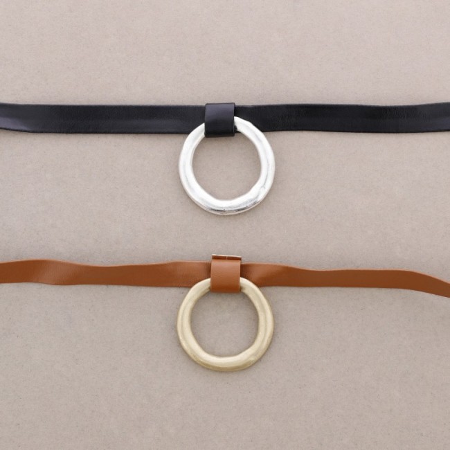 CHOKER COLGANTE ANILLA METAL