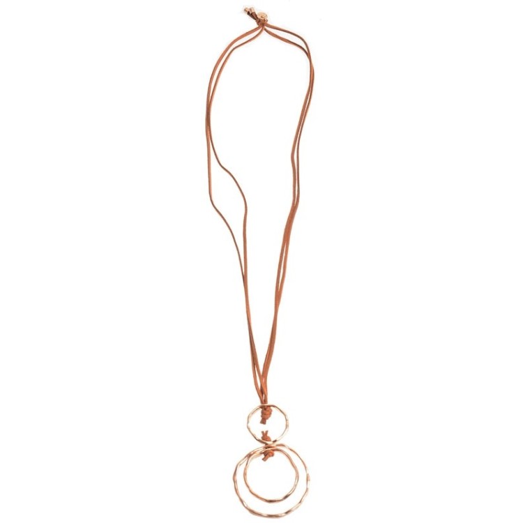 COLLAR LARGO COLGANTE TRIPLE CIRCULO 2