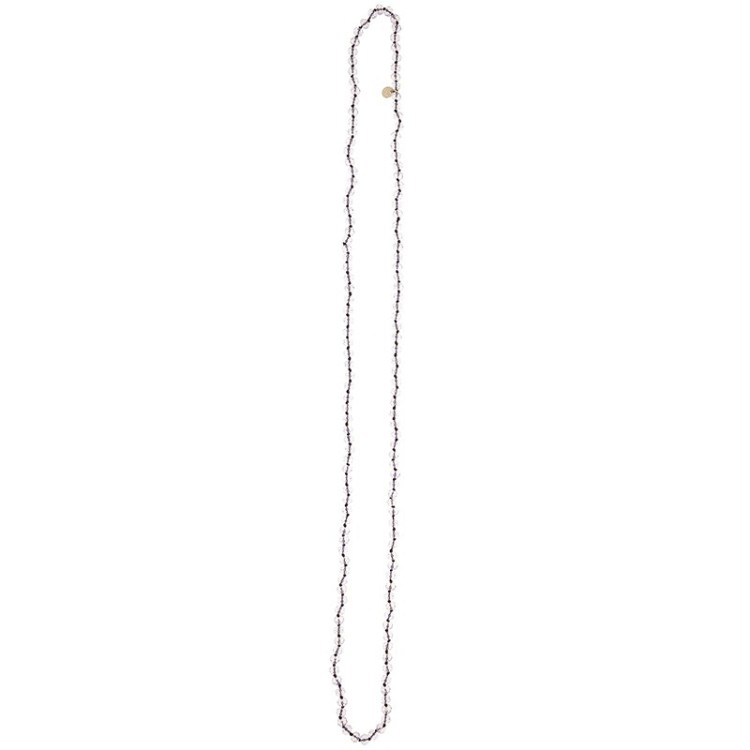 COLLAR LARGO 100 CM CUENTAS CRISTALES FACETADOS