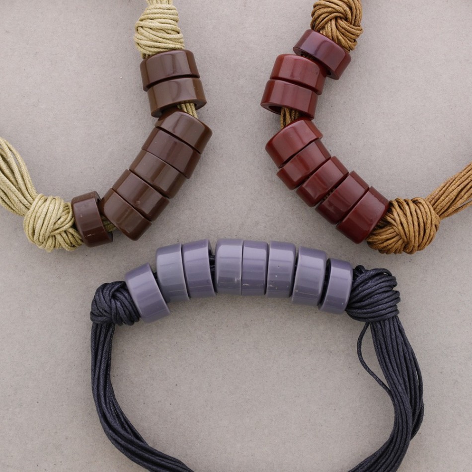 GARGANTILLA CORDONES CUENTAS