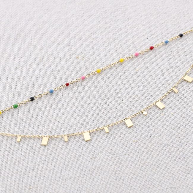 Double enamel steel choker