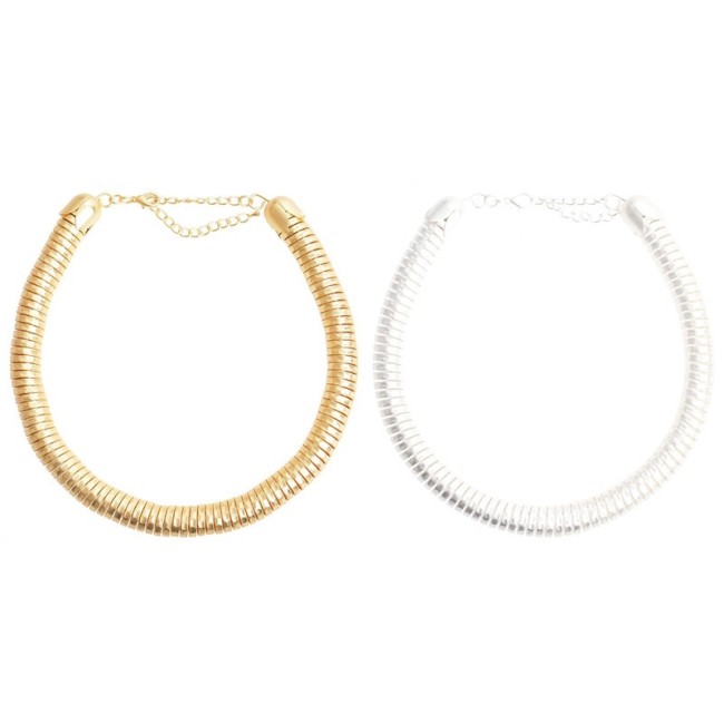 COLLANA IN FILO METALLICO