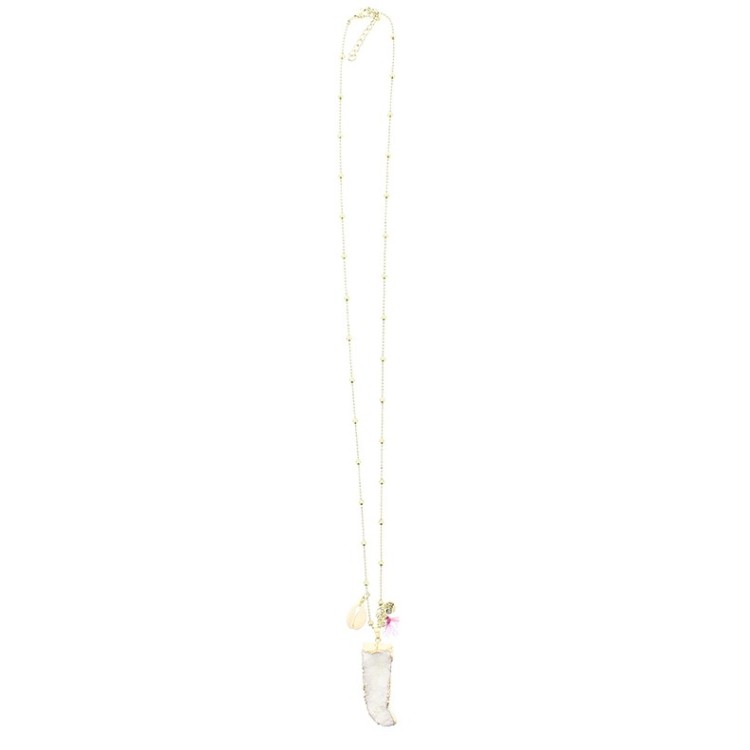 COLLAR LARGO COLG. CUERNO PIEDRA 2