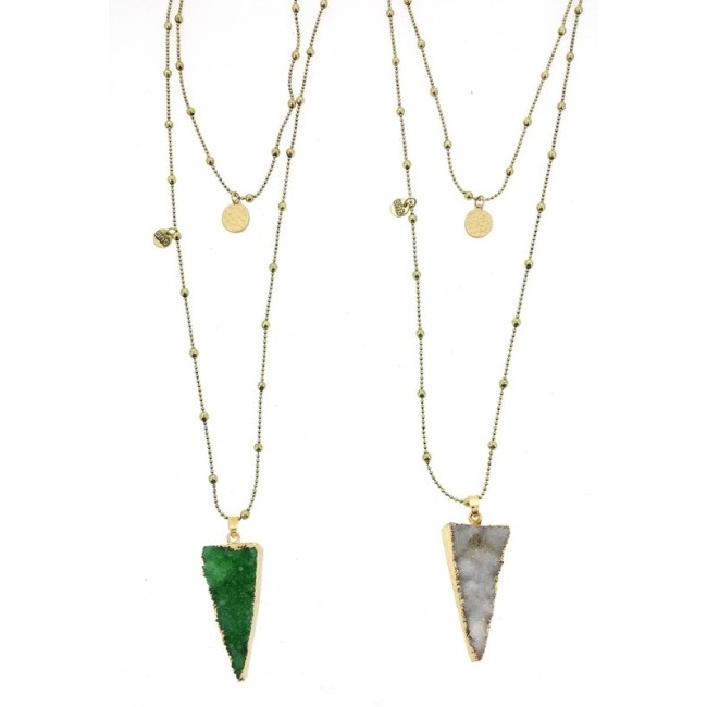 COLLAR LARGO COLG. PIEDRA