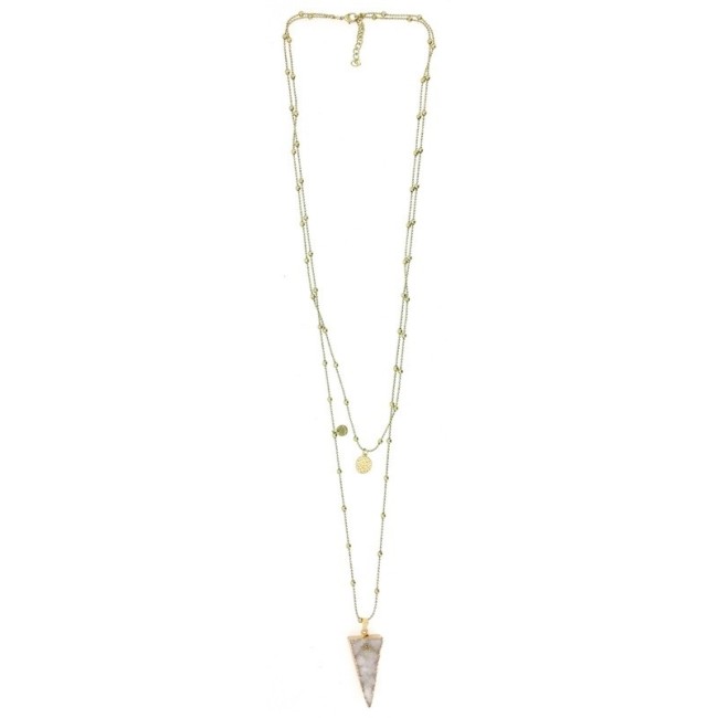 COLLAR LARGO COLG. PIEDRA
