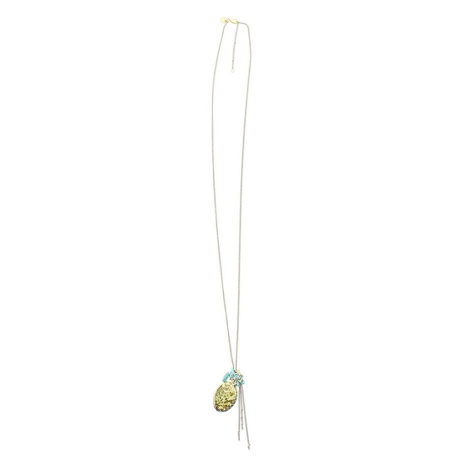 COLLAR LARGO METAL COLGANTE CONCHA