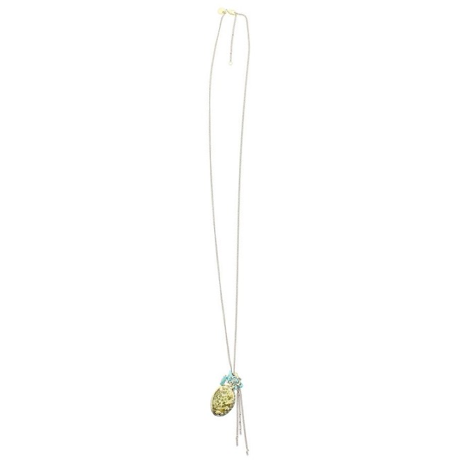 COLLAR LARGO METAL COLGANTE CONCHA