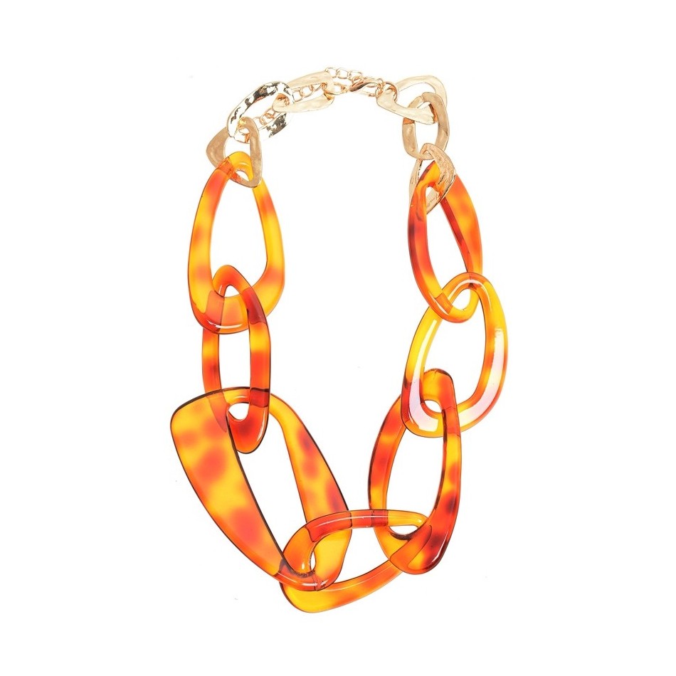 RESIN LINK NECKLACE