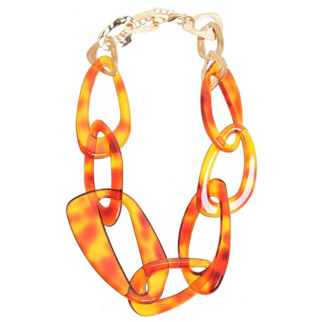 RESIN LINK NECKLACE