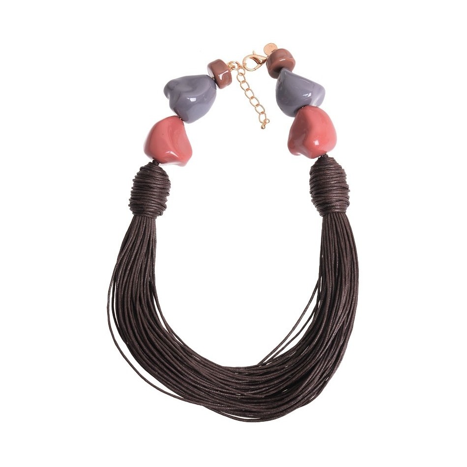 GARGANTILLA CUENTAS CORDONES