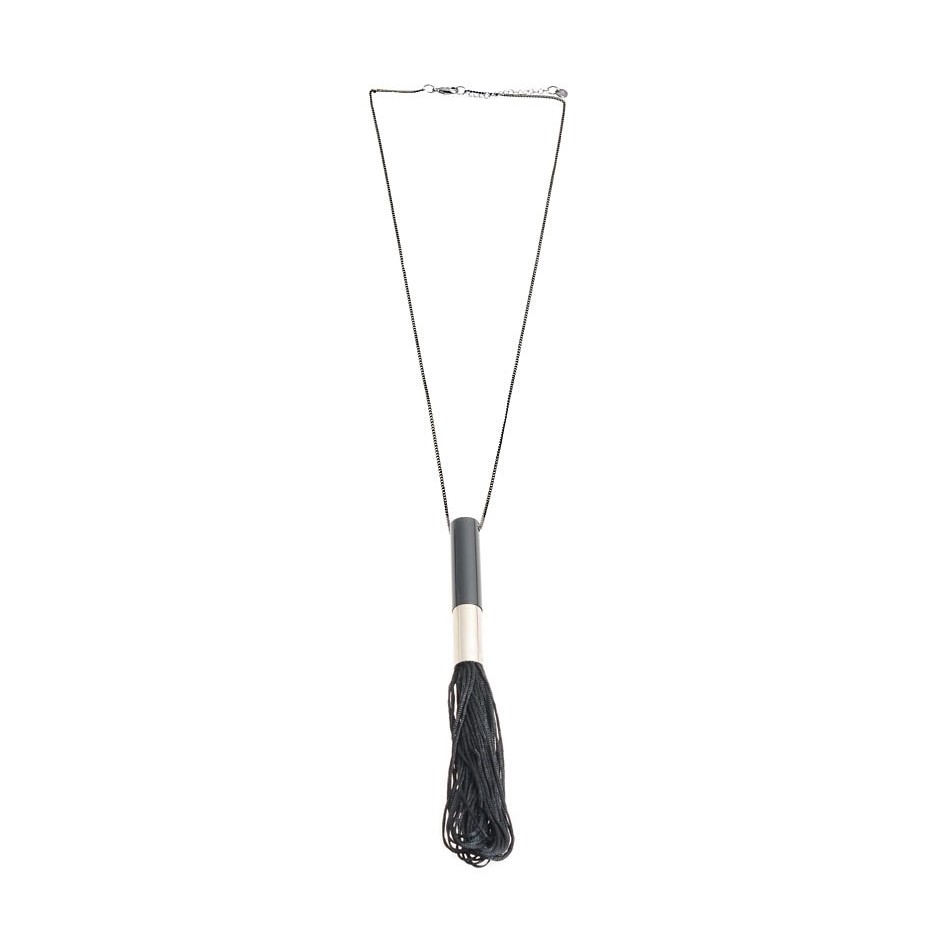 LONG NECKLACE WITH FRINGE PENDANT