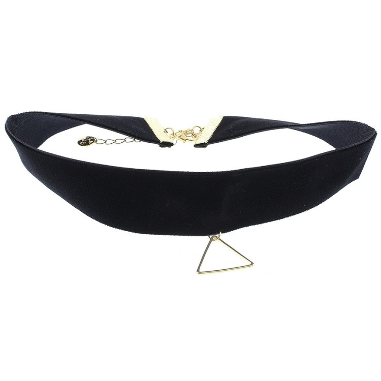 CHOKER TERCIOPLEO TRIANGULO COLGANTE 2