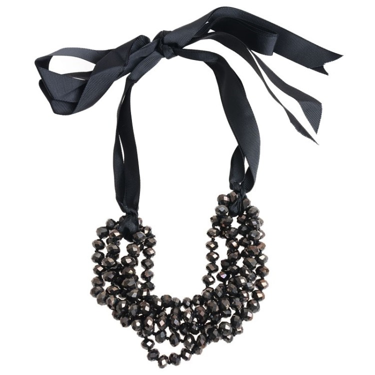 FACETED CRYSTAL NECKLACE
