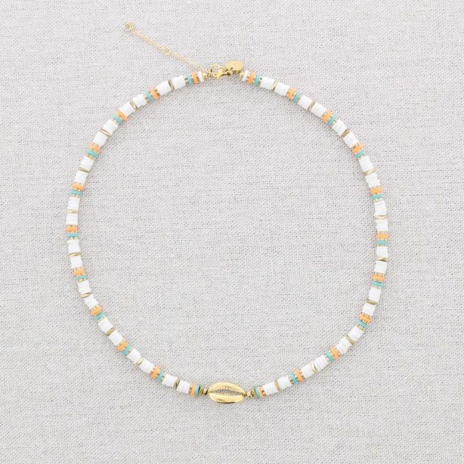Colorful FIMO Steel Necklace