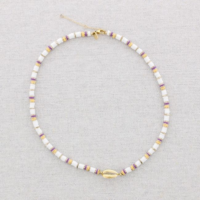 Colorful FIMO Steel Necklace