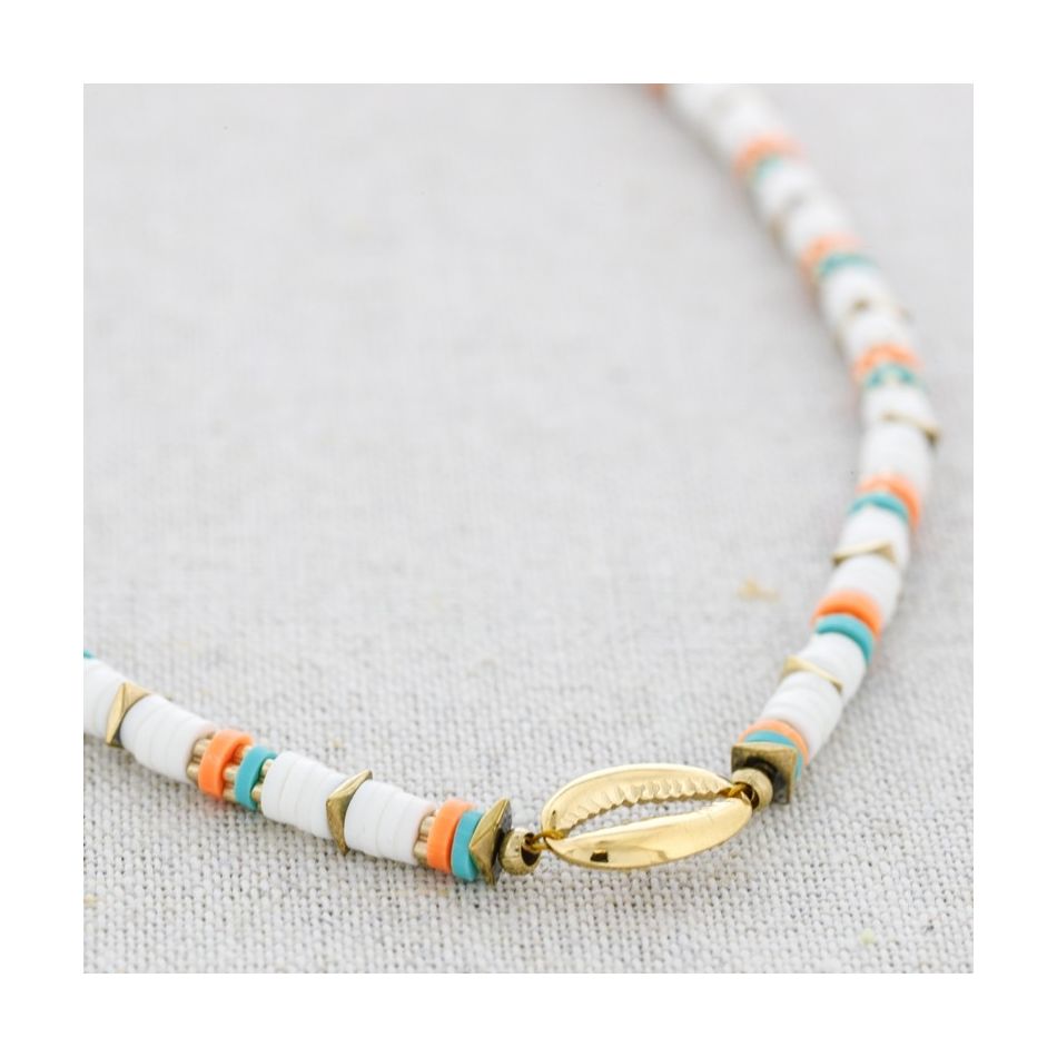 Colorful FIMO Steel Necklace